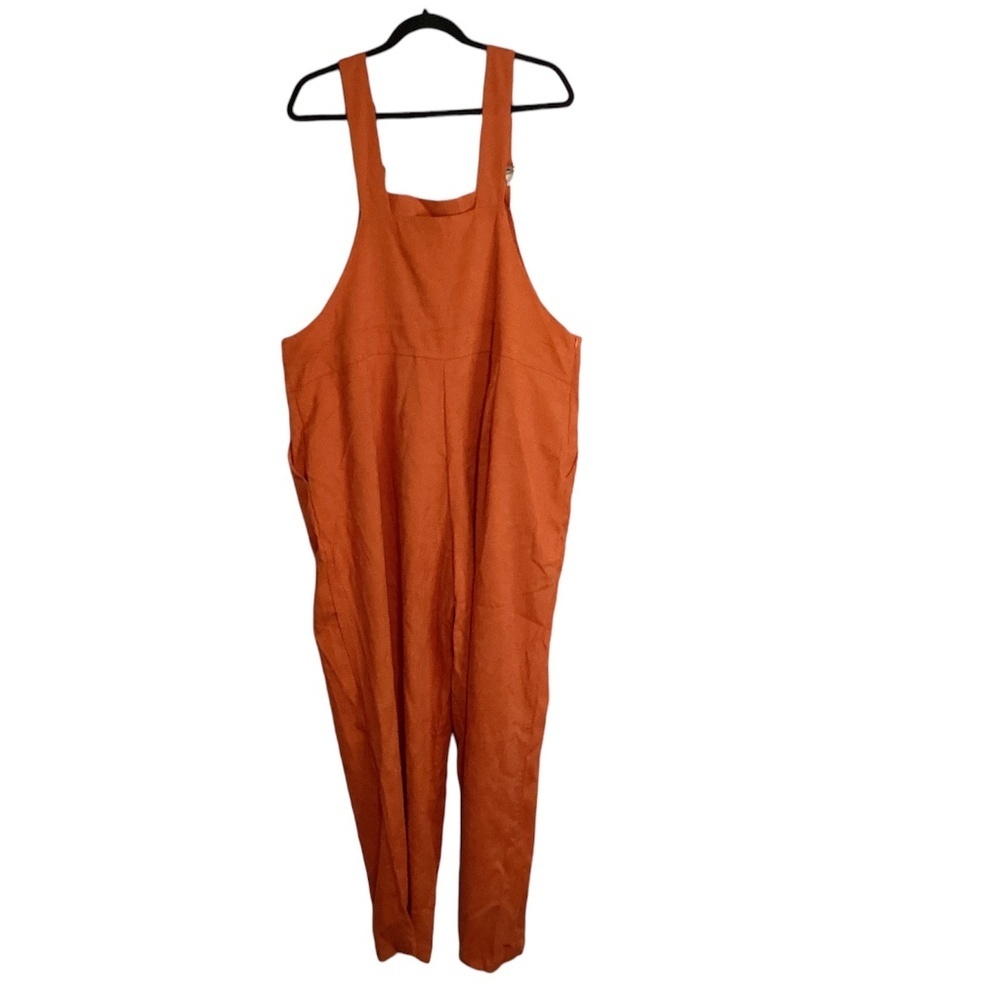 SHEIN overall womens SZ 2XL corduroy orange fall  comfortable long - Picture 4 of 8